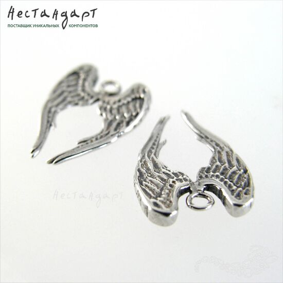 Подвеска Paradise Wings Sterling Silver 20 мм, изображение 6