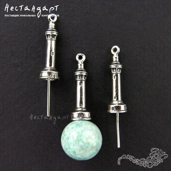 Подвеска-концевик Lighthouse Sterling Silver 31 мм, изображение 4