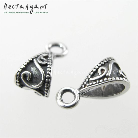 Бейл-держатель для кулона Nordic Sterling Silver 13х6,5