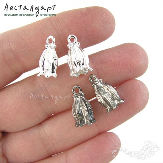 Подвеска-концевик Bluebell Silver Plated 16 мм, изображение 2