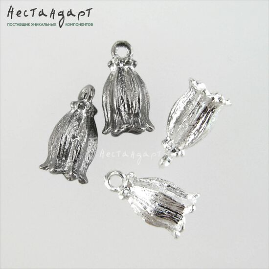 Подвеска-концевик Bluebell Silver Plated 16 мм, изображение 4