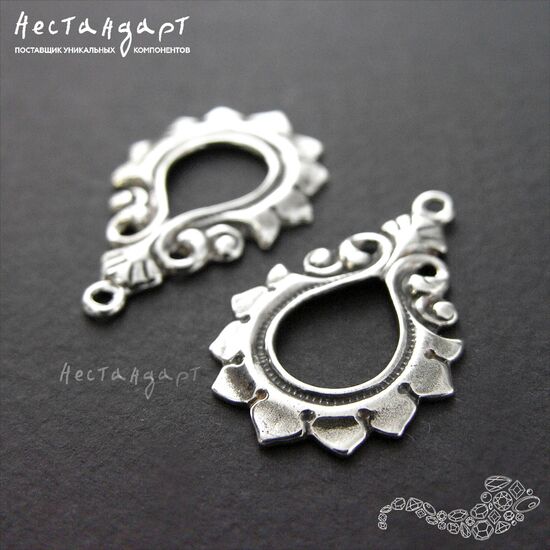 Коннектор-подвеска Bocciolo Sterling Silver 26 мм, изображение 4