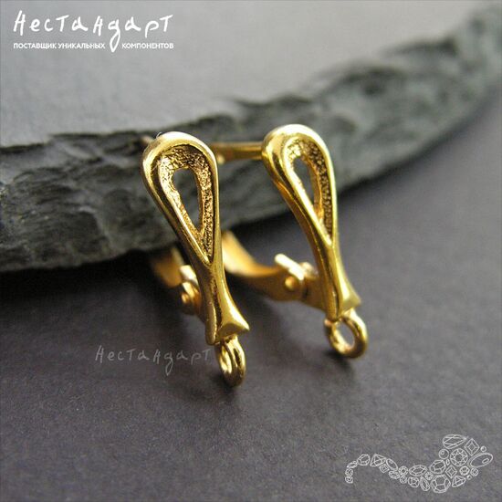 Швензы Style Gold Plated 17х5 мм (пара), изображение 2