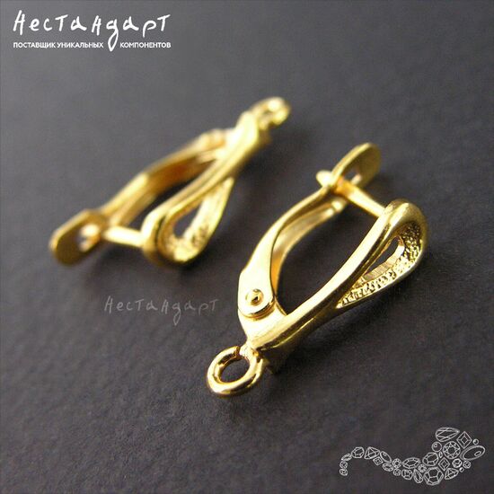 Швензы Style Gold Plated 17х5 мм (пара), изображение 4