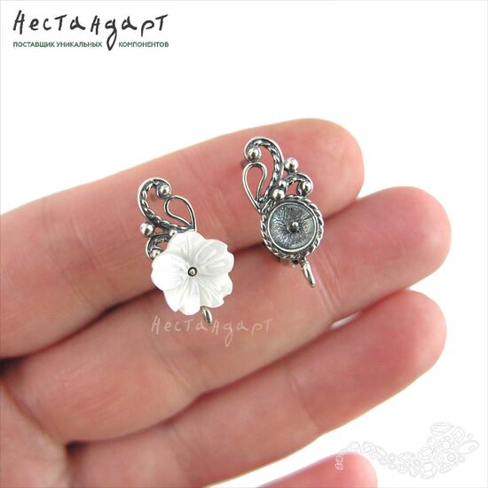 Швензы Harmony Silver Plated 19х10 мм (пара), изображение 2