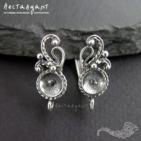 Швензы Harmony Silver Plated 19х10 мм (пара), изображение 3