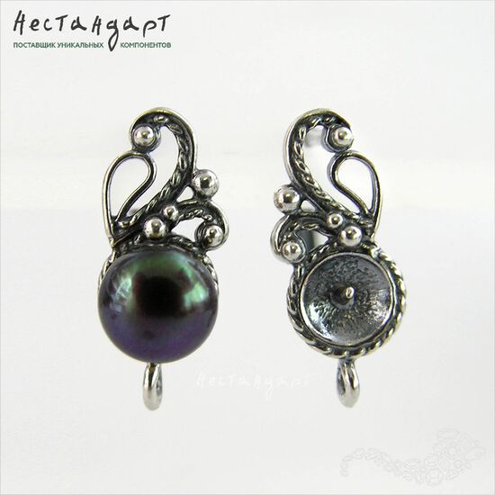 Швензы Harmony Silver Plated 19х10 мм (пара), изображение 4