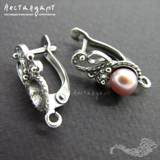 Швензы Harmony Silver Plated 19х10 мм (пара), изображение 6