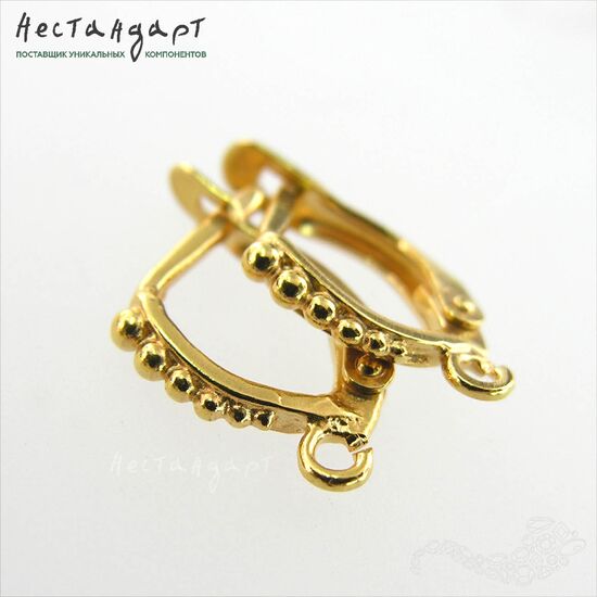 Швензы Grains Gold Plated 13х2 мм (пара)