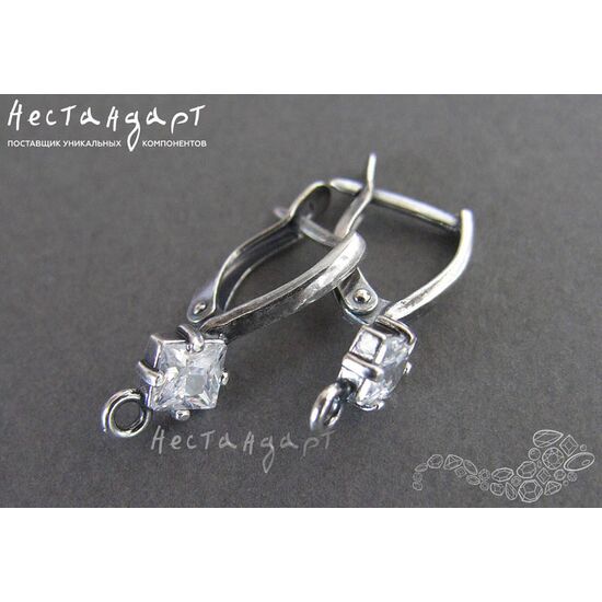 Швензы Аbstract Silver Plated 22 мм (пара), изображение 3