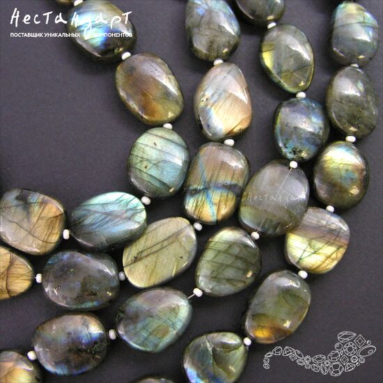 Лабрадор натуральный гладкий Magnifier 18-22 мм, изображение 3