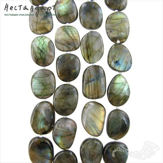 Лабрадор натуральный гладкий Magnifier 18-22 мм, изображение 4