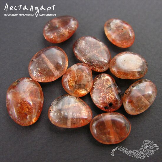 Гелиолит натуральный Sunstone Lollipop 13-17 мм, изображение 5