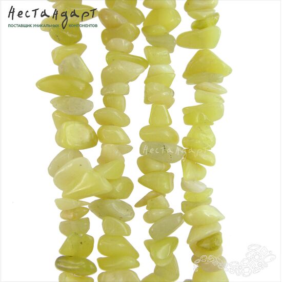 Офит натуральный галтовка 6-10 мм (нить 20 см), изображение 4