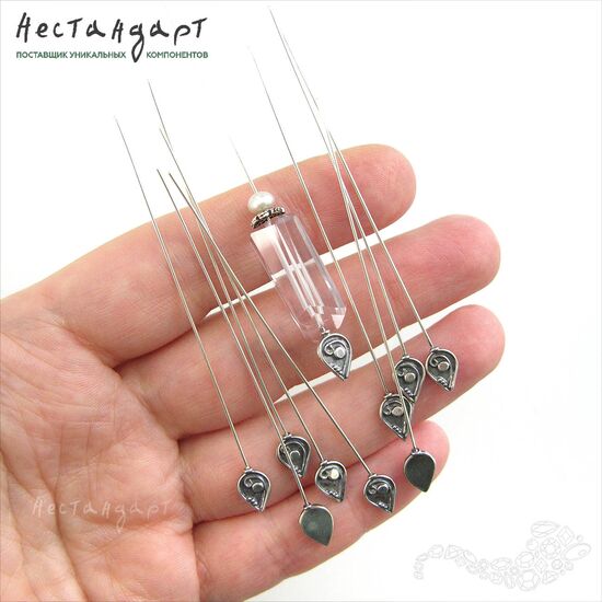 Декоративный пин Nordic Sterling Silver 76х0,6 мм, изображение 2