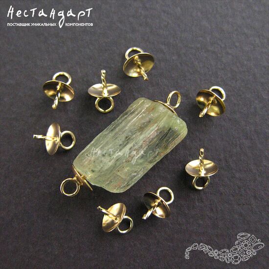 Концевик со штифтом Micro Gold Filled 5 мм, изображение 3