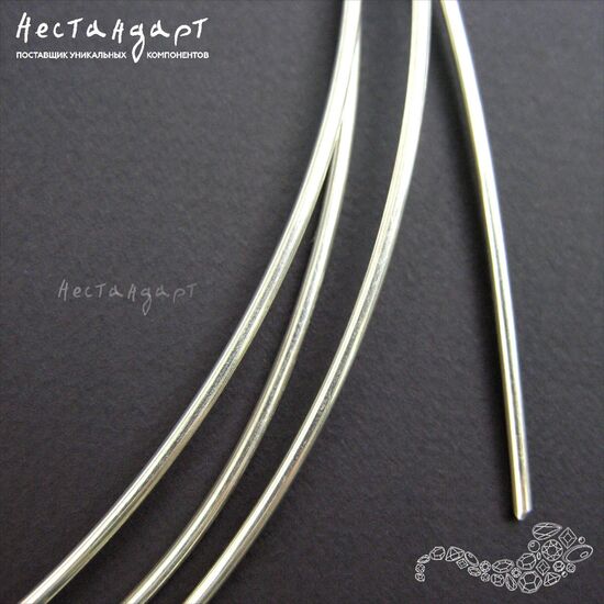 Проволока средней жесткости Sterling Silver 2,0 мм (уп. 1 см)