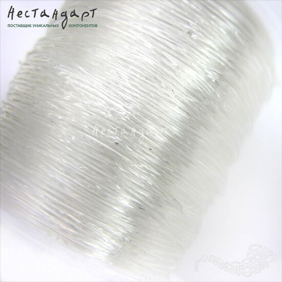 Спандекс (силиконовая резинка) Crystalline 1,0 мм (10 м), Упаковка: 10 м, изображение 3