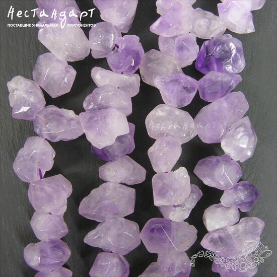 Аметист натуральный кристаллы и сростки 11-19 мм (уп. 7 шт.), изображение 5
