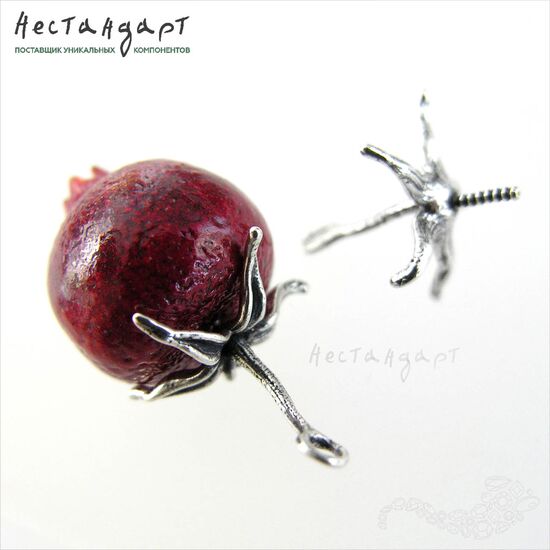 Концевик-пустышка Framboise Sterling Silver 19 мм