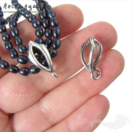 Бейл Blazon Silver Plated 20х9 мм, изображение 2