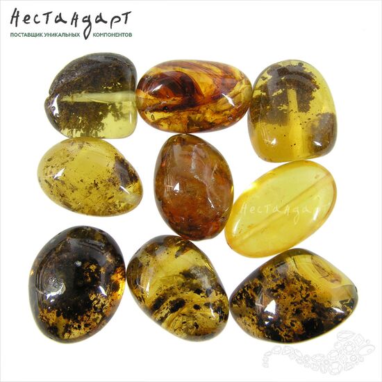 Янтарь натуральный Oval 14-21 мм