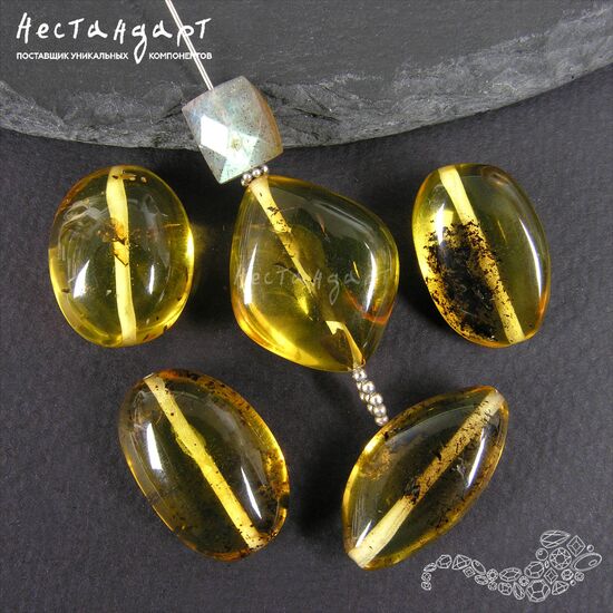 Янтарь натуральный Olive Native 19-25 мм, изображение 5