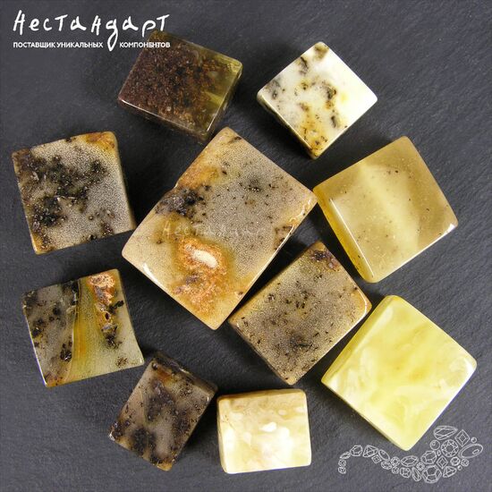 Янтарь натуральный Struttura 10-20 мм (уп. 5 шт.), изображение 2