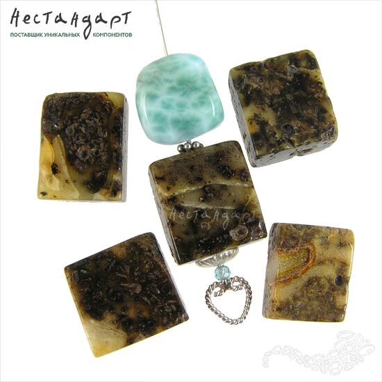 Янтарь натуральный Struttura 10-20 мм (уп. 5 шт.), изображение 4