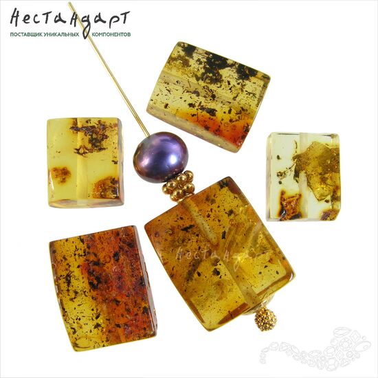 Янтарь натуральный Struttura 10-20 мм (уп. 5 шт.), изображение 8