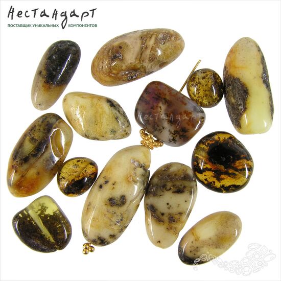 Янтарь натуральный Native Nuggets 10-23 мм (уп. 7 шт.)