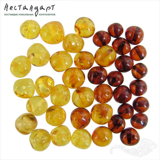 Янтарь натуральный Candy 6-8 мм (уп. 10 шт.)