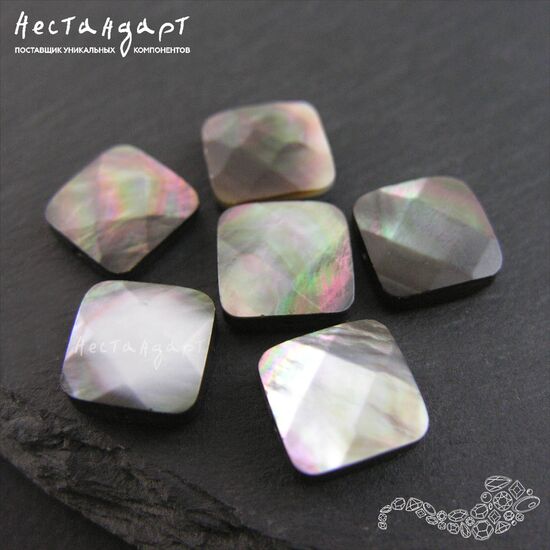 Перламутр натуральный Square 12 мм, изображение 4