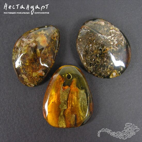 Янтарь натуральный Witch Stone 25-30 мм, изображение 4