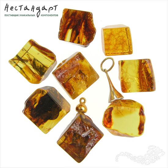 Янтарь натуральный Stump 11-14 мм, изображение 3