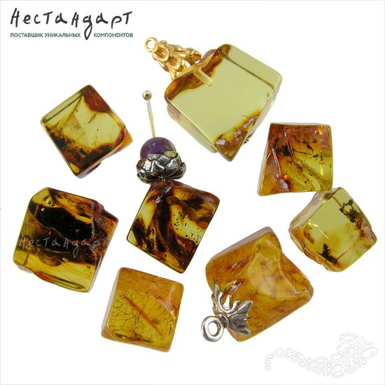 Янтарь натуральный Stump 11-14 мм, изображение 6