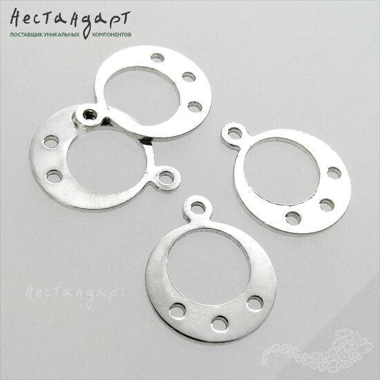 Подвеска Lustre Sterling Silver 13х10,5 мм, изображение 4