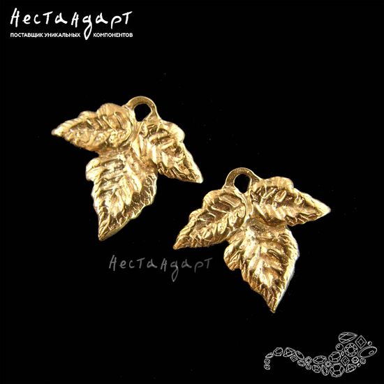 Подвеска Trefoil Gold Plated 15х14 мм