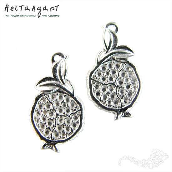 Подвеска Pomegranate Silver Plated 18,5 мм (правая), изображение 2