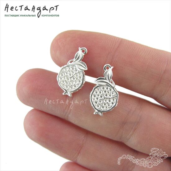 Подвеска Pomegranate Silver Plated 18,5 мм (правая), изображение 3