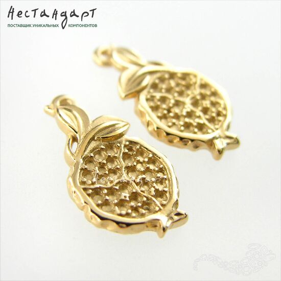 Подвеска Pomegranate Gold Plated 18,5 мм (правая), изображение 3