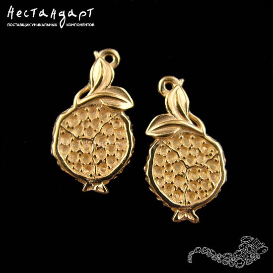 Подвеска Pomegranate Gold Plated 18,5 мм (левая)