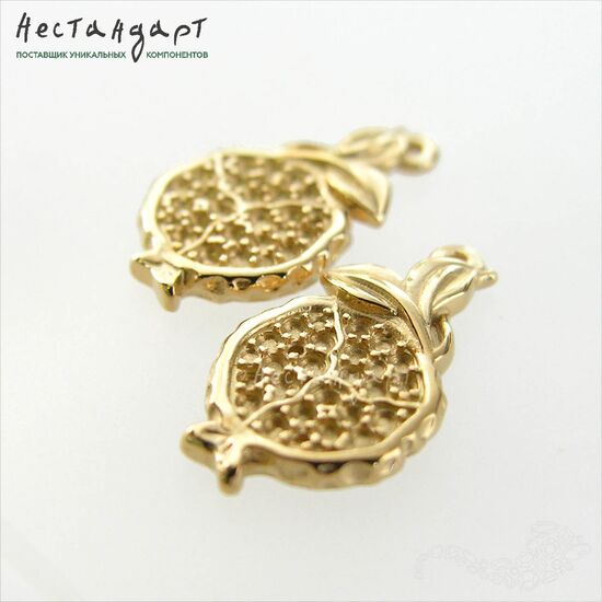 Подвеска Pomegranate Gold Plated 18,5 мм (левая), изображение 4