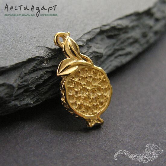 Подвеска Pomegranate Gold Plated 18,5 мм (левая), изображение 5