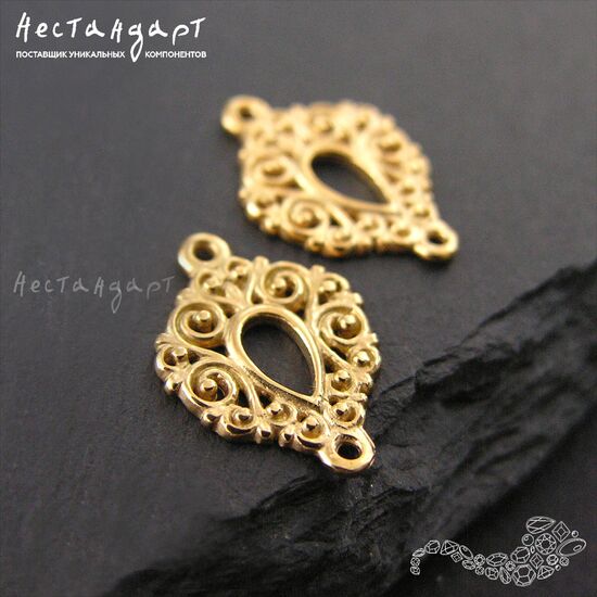 Коннектор Vignette Gold Plated 15 мм, изображение 6