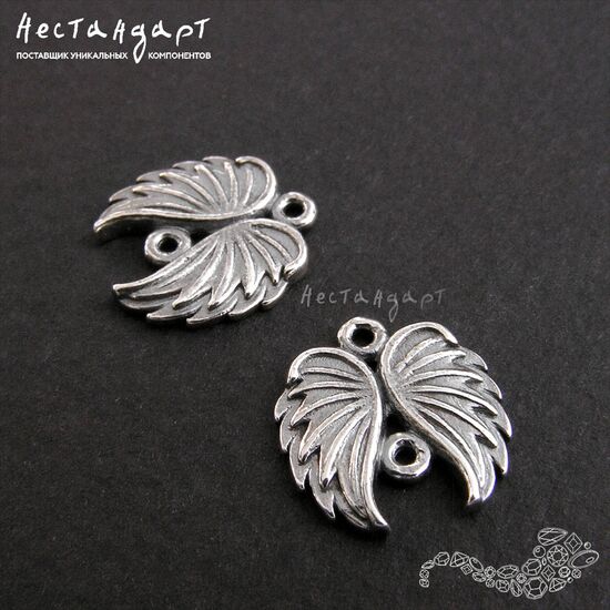 Коннектор Wingy Sterling Silver 16,5 мм, изображение 3