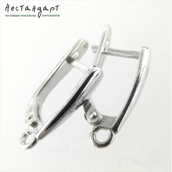 Швензы Surface Sterling Silver 17х3 мм (пара), изображение 2
