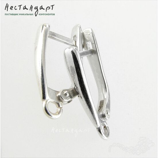 Швензы Surface Sterling Silver 17х3 мм (пара), изображение 4