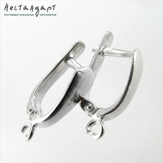 Швензы Naivete Sterling Silver 17,5х4 мм (пара), изображение 4