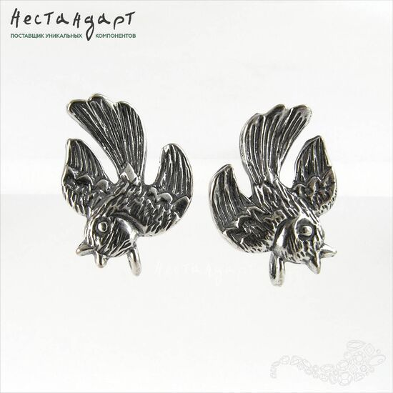 Швензы Skylark Silver Plated 17х12 мм (пара)